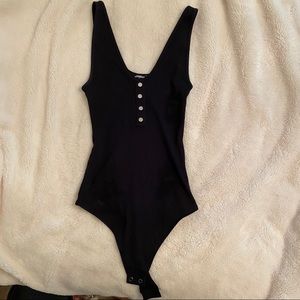 Express ribbed body suit